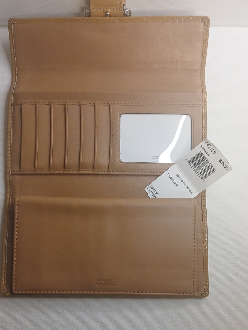 Classic Coach Soho Signature Canvas Tote With Matching New With Tag Wallet - Picture 7 of 10